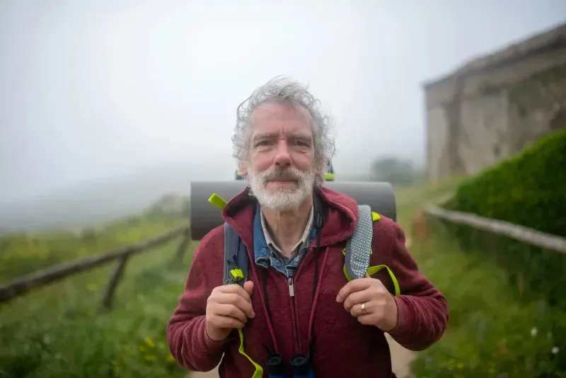 An older hiker back on the trail after knee replacement, the comeback
